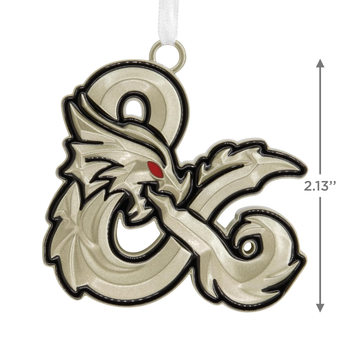Hallmark Dungeons & Dragons: Honor Among Thieves Dragon Ampersand Ornamento de Navidad, Metal, Regalos de Cultura Pop