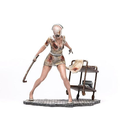 Numskull Silent Hill Figura de Enfermera de Cabeza de Burbuja de 9 Pulgadas, Estatua de réplica Coleccionable – Producto Oficial Silent Hill – Edición Limitada Exclusiva