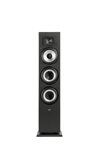 Polk Audio Monitor XT60 - Altavoz de pie | Dolby Atmos, compatible con DTS:X y Auro 3D, altavoz de agudos de 1 pulgada, woofer equilibrado dinámicamente de 6.5 pulgadas