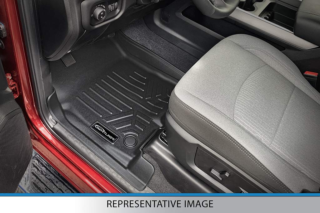 SMARTLINER Juego de Alfombrillas de 3 Filas de Ajuste Personalizado Compatible con Cadillac XT6 2020-2025