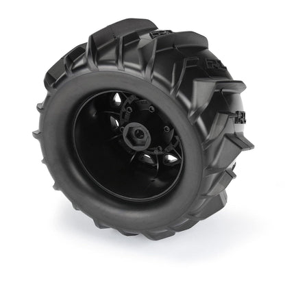 Pro-line Racing Dumont 2.8 Sand/Snow MTD Raid Blk Whls F/R PRO1019310 - Neumático RC
