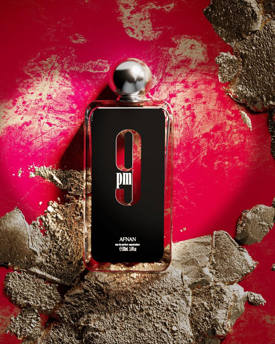 Afnan Agua de Perfume EDP 9PM para Hombres, 100 ml (Paquete de 1)