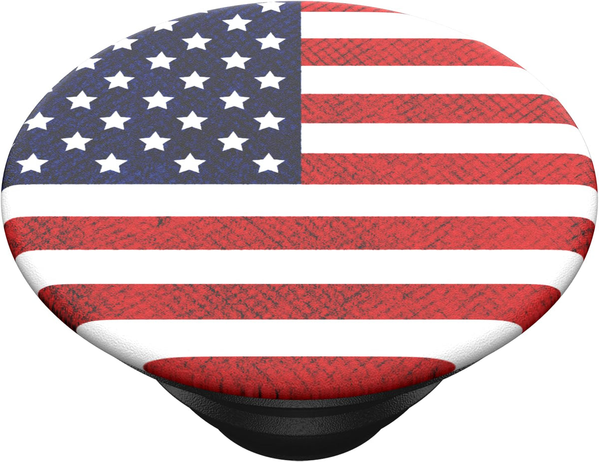 PopSockets - Empuñadura para teléfono con Soporte expandible, Agarre calcomanía, Bandera Estadounidense clásico
