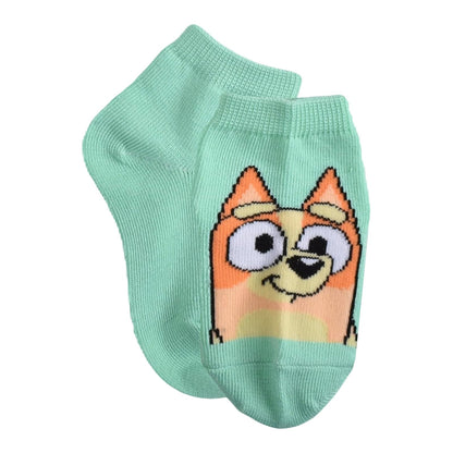 Bluey Calcetines de Cuarto para Niñas XS 5 Pares
