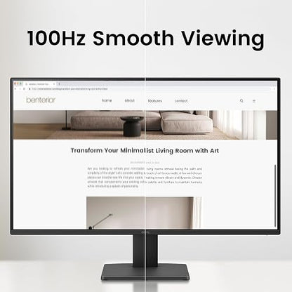 BenQ Monitor GW2791 27” 1080p FHD 100Hz IPS HDMI DP Tecnologías para el Cuidado de la Vista Bisel Ultra Delgado Software Eye-Care U