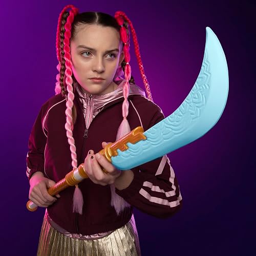 KPOP DEMON HUNTERS Nerf Espada Lunar Curva de Mira, Juguete de rol y Cosplay