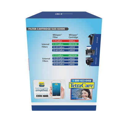 Tetra Repuesto para filtro Whisper Bio-Bag grande, sin ensamblar, 12 piezas