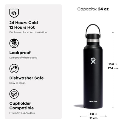 Hydro Flask - Gorra flexible estándar de 24 onzas