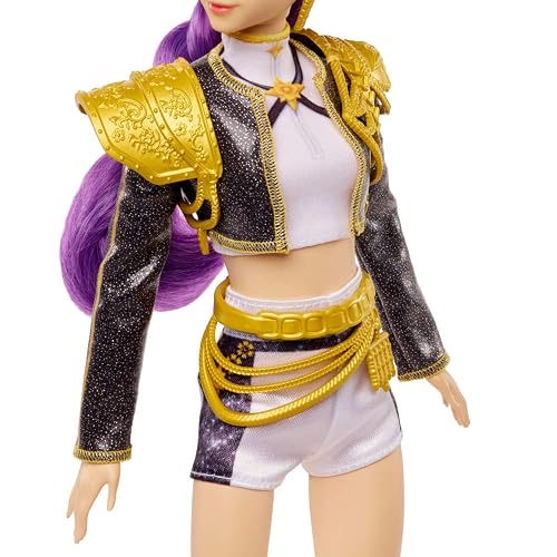 KPOP Demon Hunters Muñeca con Canciones Rumi | Con traje desmontable, 5 articulaciones articuladas inspiradas en la película, JRN40