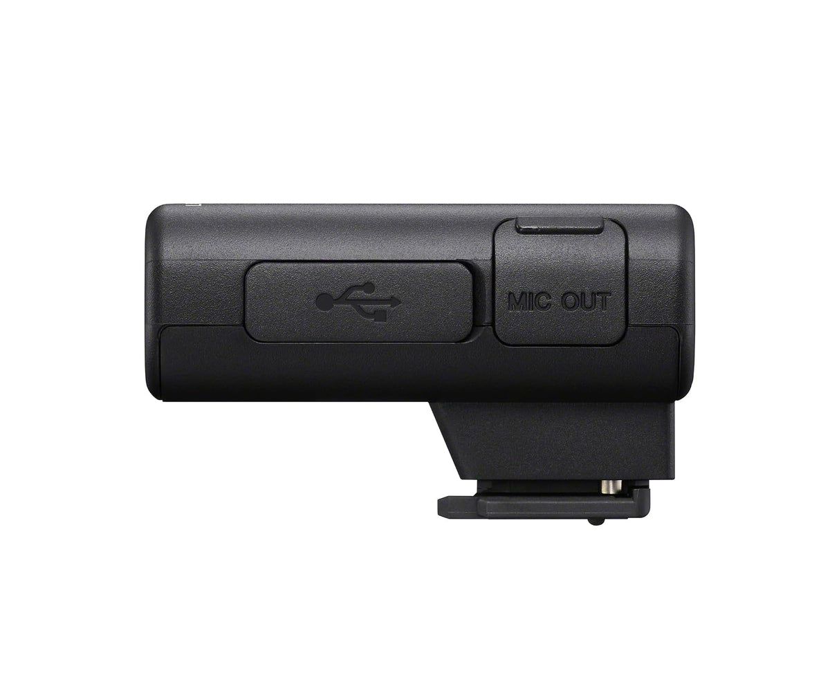Sony ECM-S1 Micrófono de transmisión portátil inalámbrico para cámara, PC y Smartphones