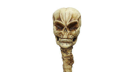 Ghoulish Productions Staffs Alien, Accesorio de Bastón de Cráneo de Alien, Complemento para Disfraz de Marciano Ideal para Halloween y Fiestas de Disfraces