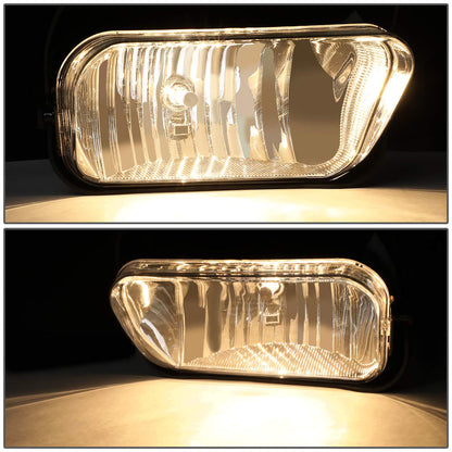 DNA Motoring Luz Antiniebla Lente Ahumada para Parachoques Delantero de Chevy Silverado 2004-2006 FL-ZTL-306-SM