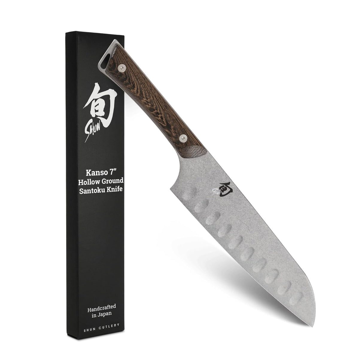 Shun SWT0718 Kanso cuchillo Santoku hueco de 17.78 cm