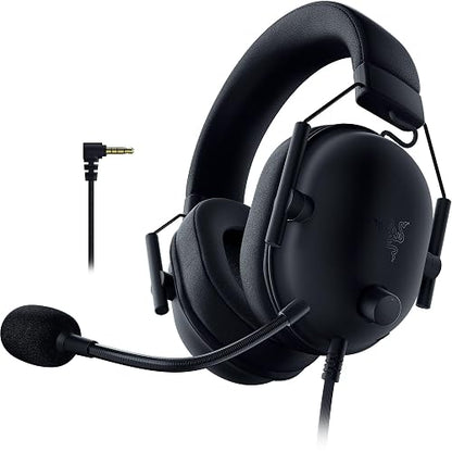 Razer V2 X Auriculares para Xbox: Diafragmas de 50mm - Micrófono Cardioide - Ligero - Almohadillas Aislantes de Ruido - para Xbox Series X, Series S, PS5, PC, 3.5mm - Negro