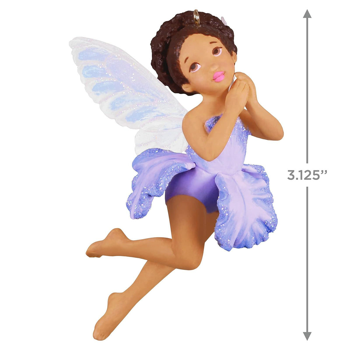 Hallmark Keepsake Adorno de Navidad 2022, Hada mensajeros Iris Hada