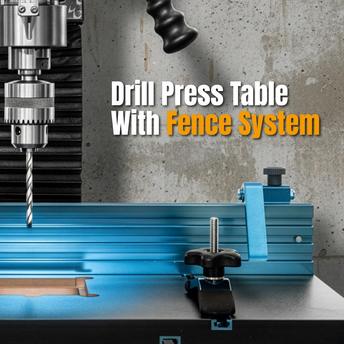 POWERTEC Tope Abatible de Valla de 3 Pulgadas para Riel en T, 2 Unidades
