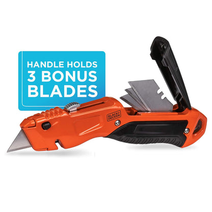 beyond by BLACK+DECKER Cuchillo utilitario, retráctil, hoja de cambio rápido, paquete de 2 (BDHT1039495APB)