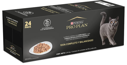 Purina Pro Plan Gato Adulto Salmón 24x85g