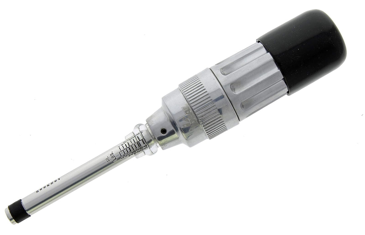Ideal Electrical 35-936 Kit de destornilladores de torsión [7 piezas] – 0 a 36 libras. Destornillador de torsión ajustable con puntas Phillips, planas y cuadradas. Juego de brocas de destornillador