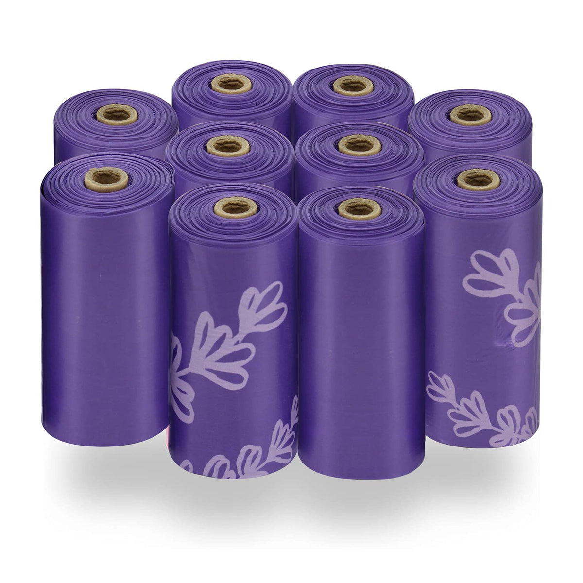 Best Pet Supplies Bolsas para Excremento de Perro Resistentes - Morado (aroma a lavanda) - 150 Bags