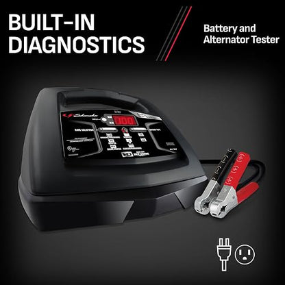 Schumacher Electric Cargador de Batería Automático con Arranque de Motor 85 A/30 A, 6 V/12 V, Negro, SC1307