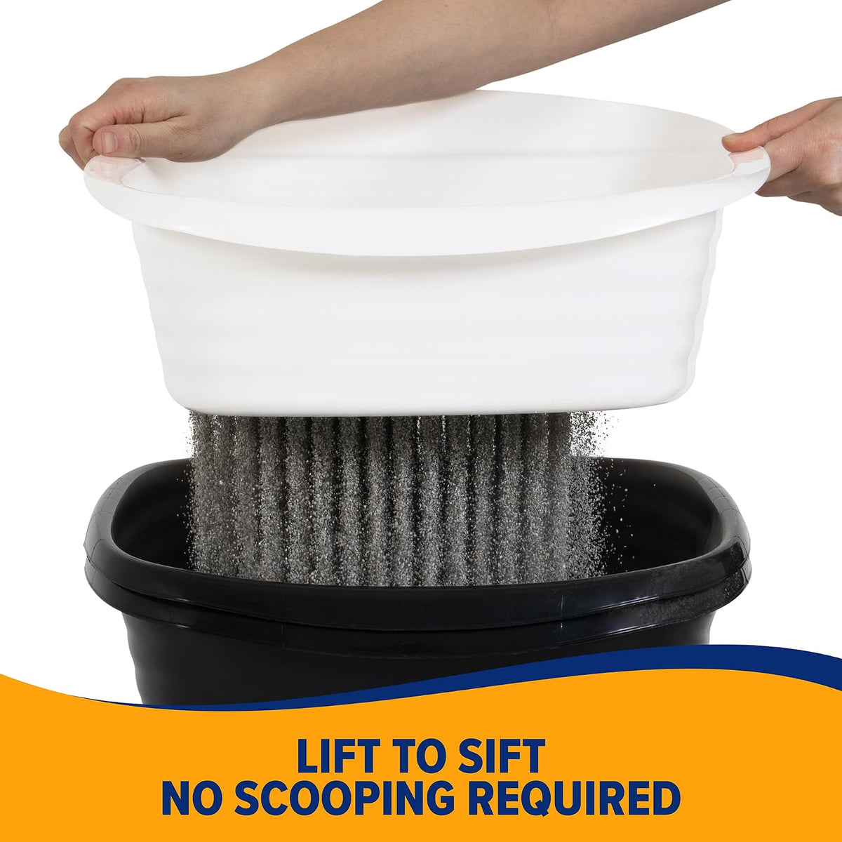 PETMATE - Cacerola grande con tamiz Arm & Hammer