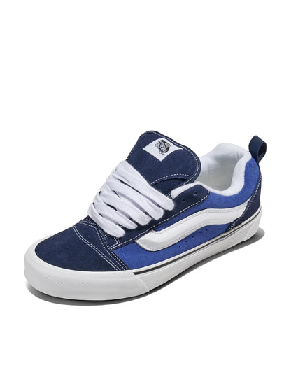 Vans Knu Skool Tenis Retro para Mujer - 25.5 cm - azul marino, blanco, (Navy - True White)