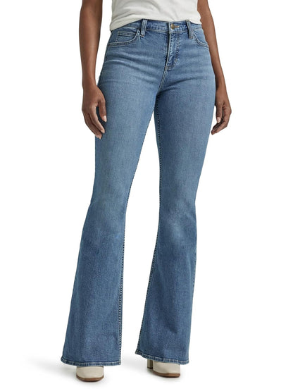Lee Jeans Acampanados de Tiro Medio para Mujer - 10 - Retro elevado