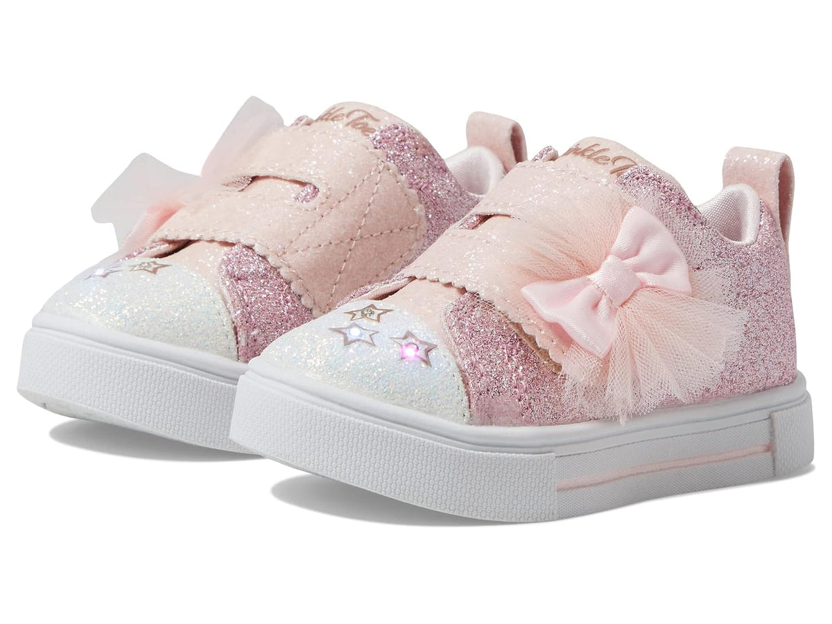 Skechers Twinkle Toes Twinkle Sparks - Tenis con Purpurina Gems Zapatillas para Niñas