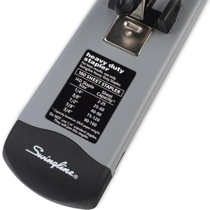 Swingline Heavy, Duty Stapler, 160 Sheet Capacity, Black/Gray (39005)