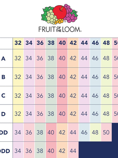 Fruit of The Loom Brasier Deportivo de Cierre Frontal cómodo con Correas de Malla Sujetador Deportivo para Mujer