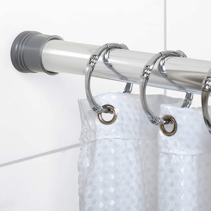 Zenna Home Zenith Products 502S, de Giro, Apretado, tensión Ajustable Barra de Ducha, Cromado, 24-40 Inches, 1