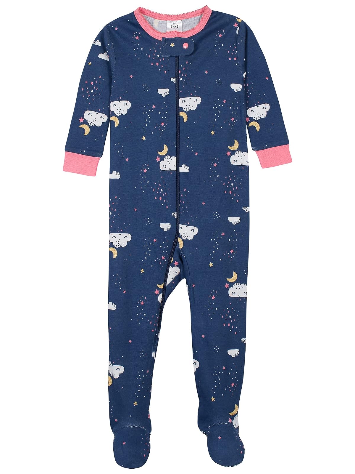 Gerber Paquete de 2 Pijamas con pies Mamelucos para bebés y niños pequeños para Bebé-Niños