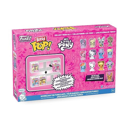 Funko Bitty Pop! 4 Pack: My Little Pony - Pinkie Pie (1 in 6 Chase Chance) | Mercancía Oficial - Mini Figuras de 2.2 cm con Exhibidor - Decoración de Pasteles y Relleno de Piñata