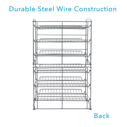 Atlantic 23235594 Estante para latas, Double Canrack, Plateado, Doble, 1