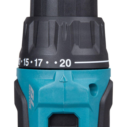 Makita - Rotomartillo atornillador Inalambrico 18V - Modelo DHP490WVE (Incluye 2 baterías, cargador y estuche rígido)