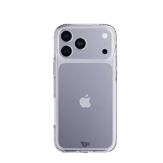 Tech21 EvoClear Funda para iPhone 17 Pro MAX - Transparente | Funda Protectora Delgada | Protección contra Impactos | Compatible con Carga inalámbrica