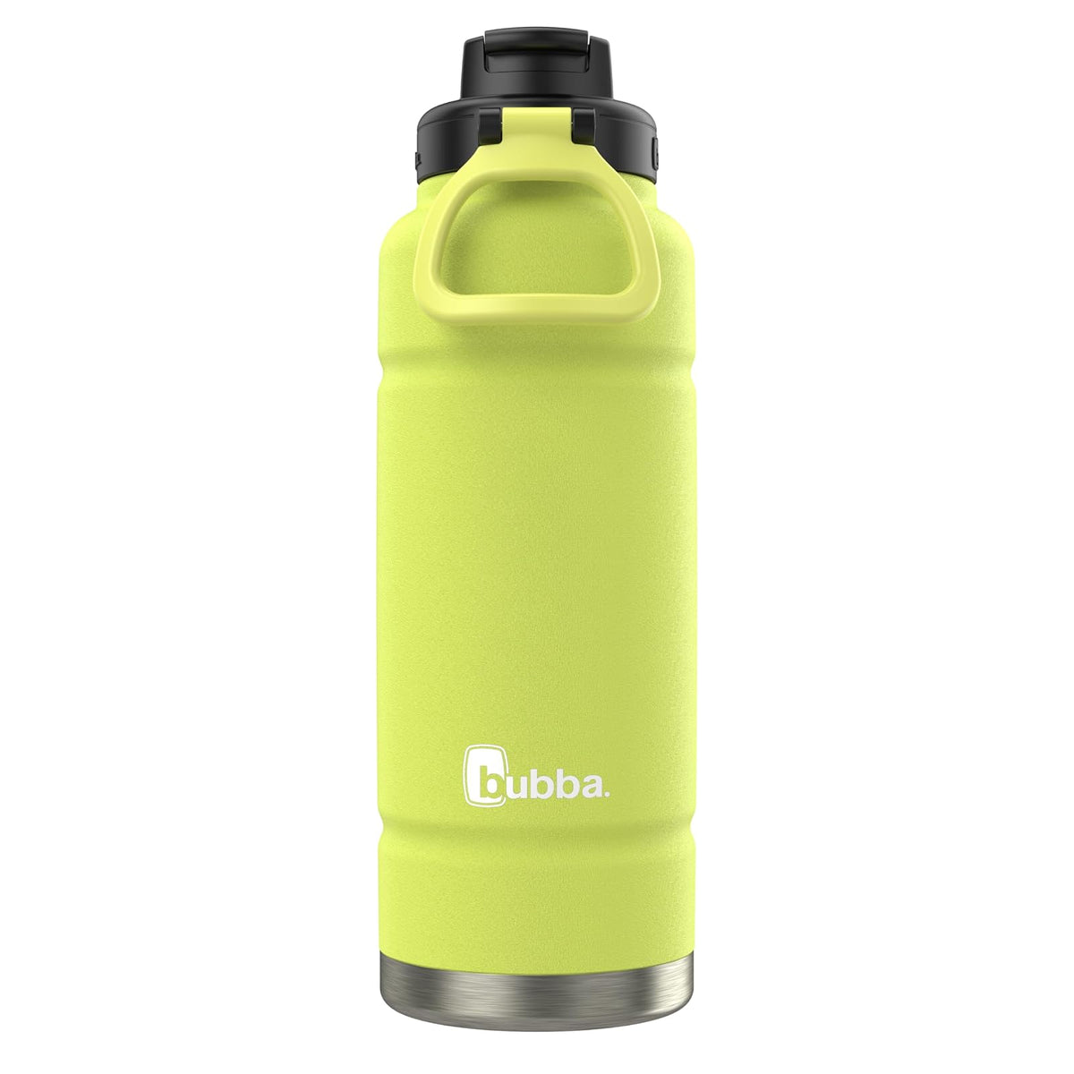 Bubba Botella de Agua Acero Inoxidable 709 ml Verde Neon con Popote Trailblazer A prueba de Fugas con Popote