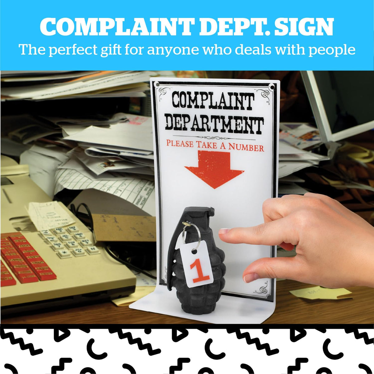 BigMouth Inc The Complaint Department Sign