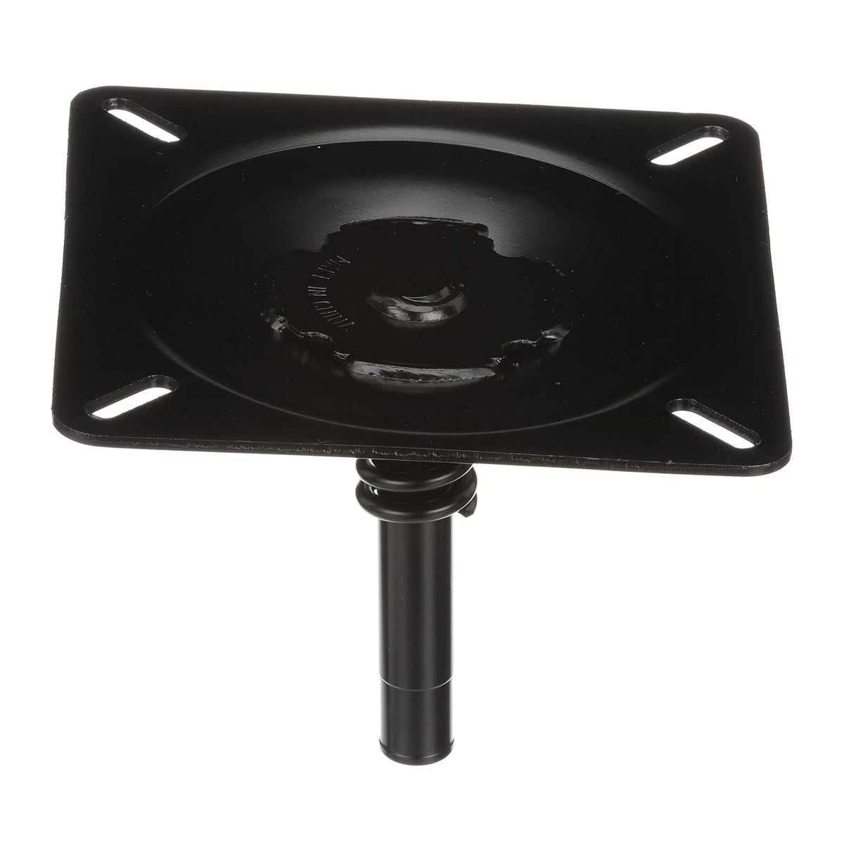 Attwood 1002 Lock'N-Pin 3/4" Pin Seat Mount - Zinc Plated Steel, 2-3/4" Steel Pin with Spring