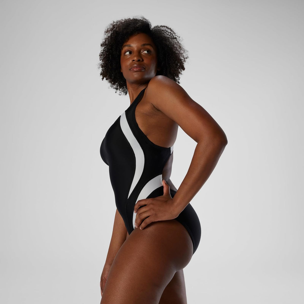 Speedo Traje de baño de una Pieza Quantum High Cut Monopieza para Mujer