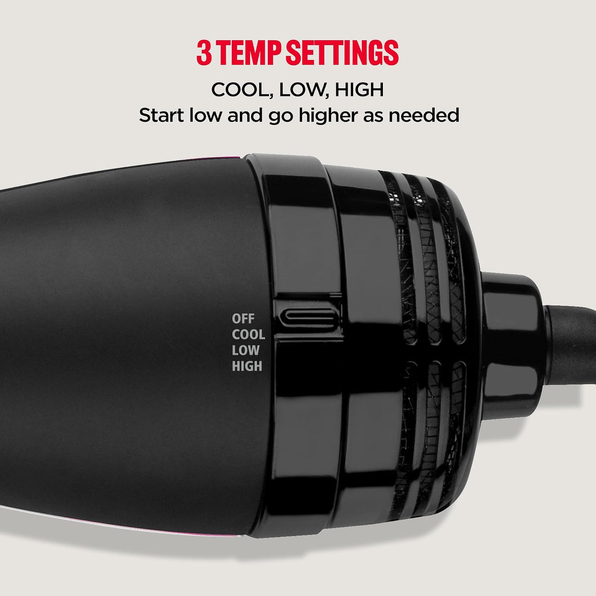 Revlon One-Step Volumizer, Negro