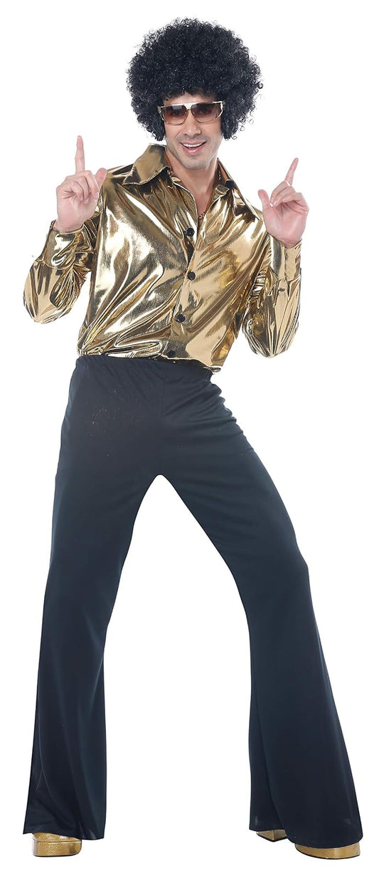 California Costumes Disfraz de Discoteca King para Hombre, Oro