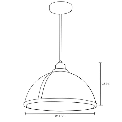 MAXXI MX-CL5106/CR Candil de Vidrio Prismático con Soporte, color Cromo