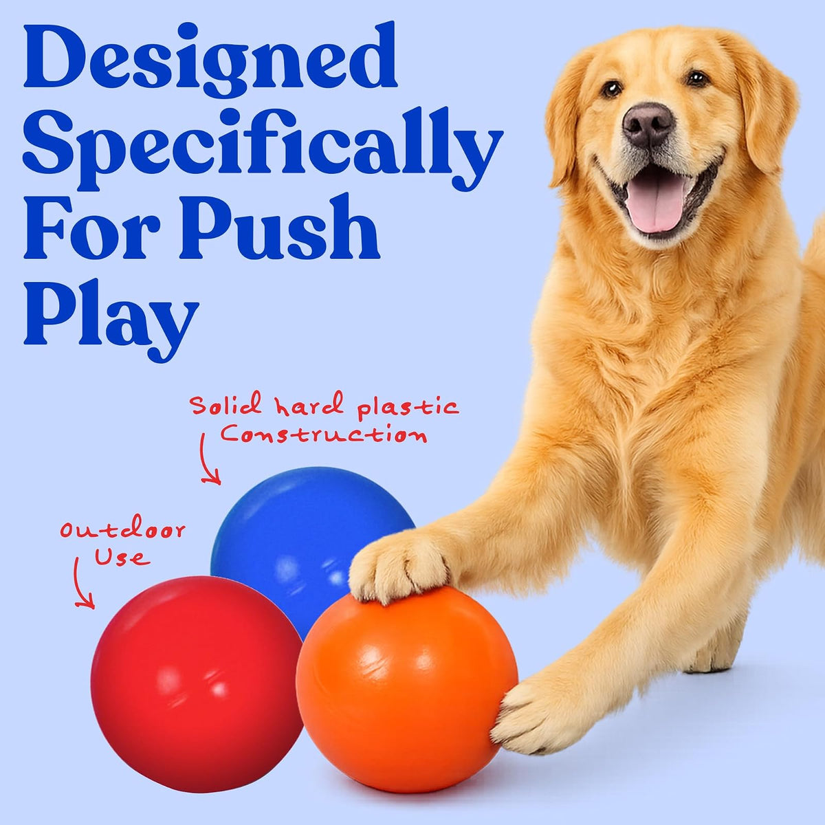 Virtually Indestructible Best Ball for Dogs, 4.5 Pulgadas, los Colores Pueden Variar