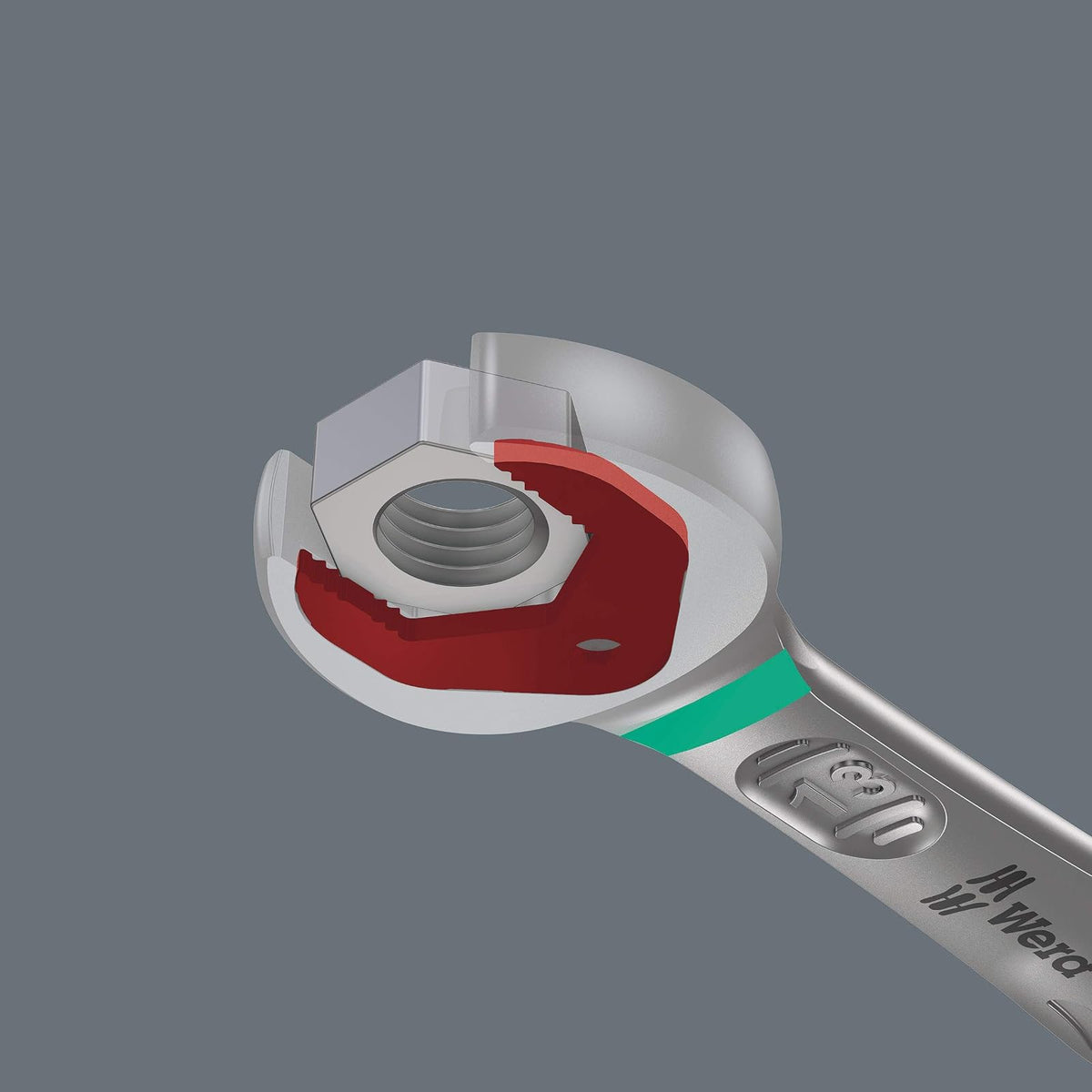 Wera - Juego de llaves de trinquete de anillo abierto Joker, pulgadas