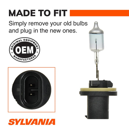 SYLVANIA 893 SilverStar High Performance Halogen Fog Bulb, (Pack of 1)