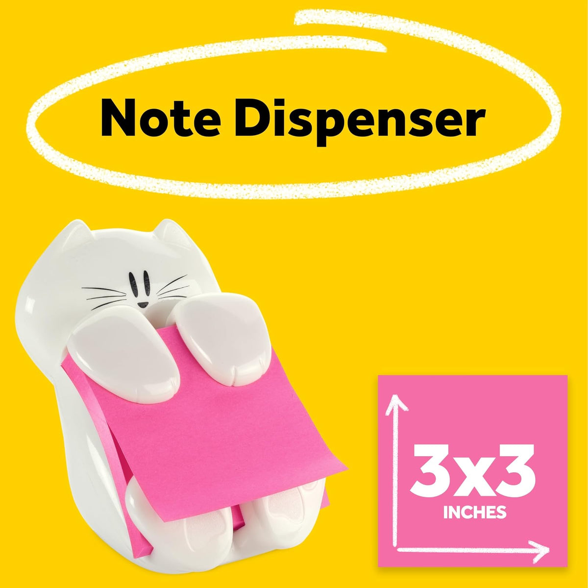 3M Post-it despachador de notas gato