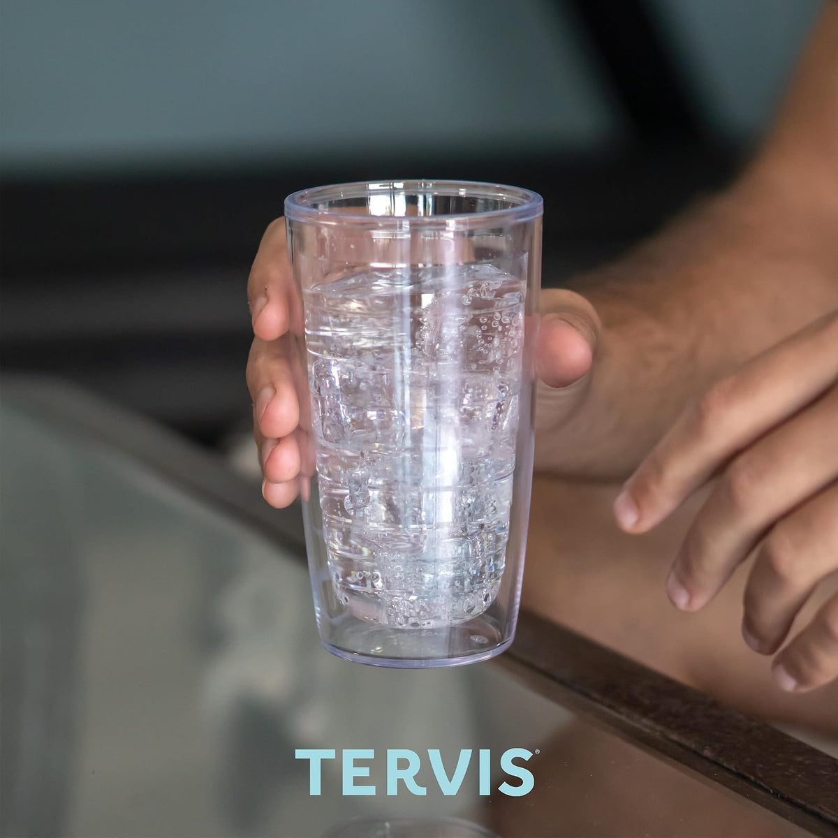 Tervis 4-Pack Tumbler, 16-Ounce, Clear