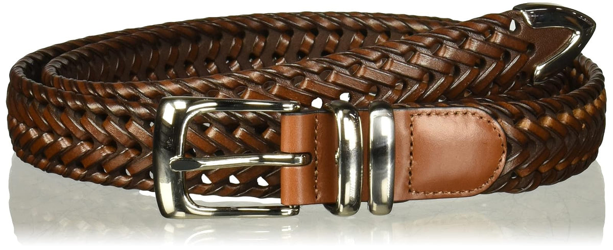 Perry Ellis Cinturón trenzado portafolio Cinturón para Hombre